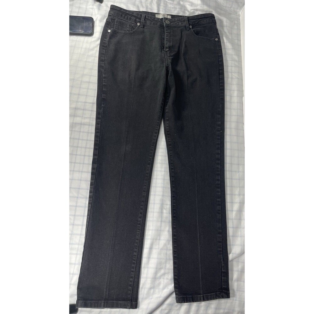 Refinery Republic Black Straight Leg Jeans Mens 36x30 Stretch Denim Pants